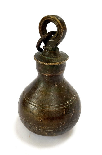 Antique solid brass steelyard - solid,