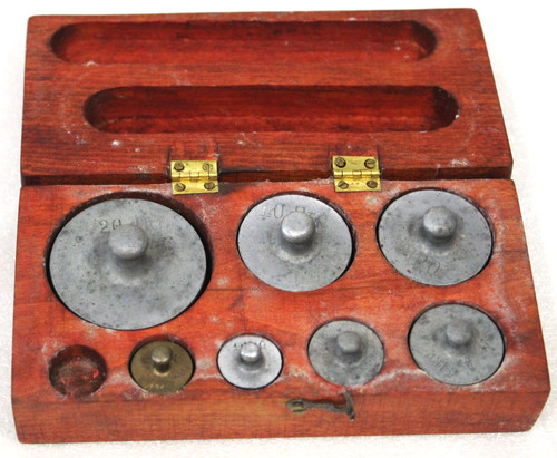 Antique brass scale - scale, weight