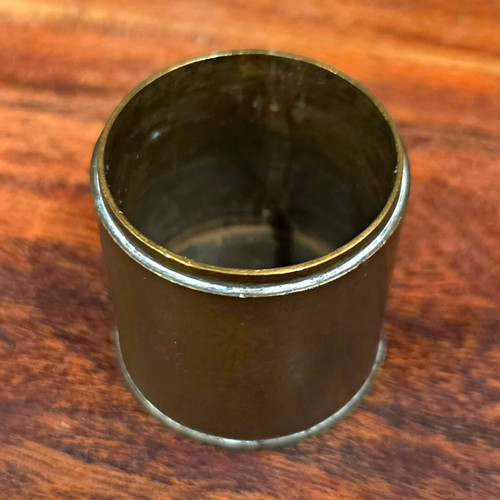 Antique brass nested cup - antique,