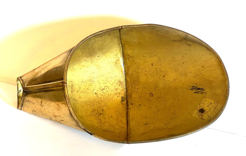 Antique brass scale pan - brass,