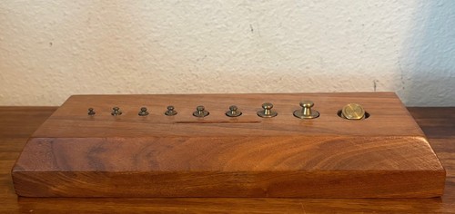 Antique vintage brass - brass, scale